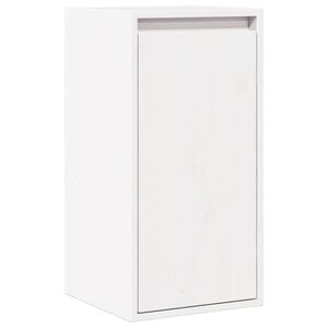 vidaXL Wandschrank Wei&szlig; 30x30x60 cm Massivholz Kiefer
