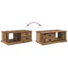 vidaXL Couchtisch mit Schubladen Altholz 90 x 50 x 35 cm Holzwerkstoff