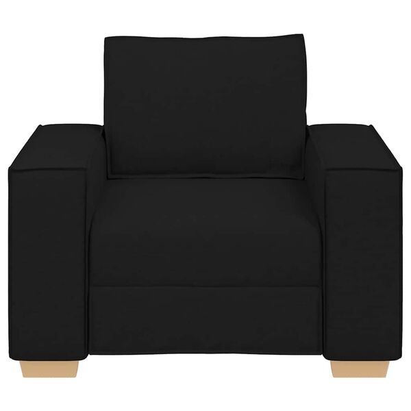 vidaXL Sofa Stuhl Schwarz 60 cm Stoff