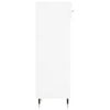 vidaXL Schuhschrank Hochglanz-Weiß 30x35x105 cm Holzwerkstoff