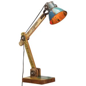 vidaXL Schreibtischlampe Industrie-Stil Mehrfarbig Rund 23x18x95cm E27