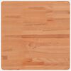 vidaXL Tischplatte 50x50x2,5 cm Quadratisch Massivholz Buche