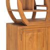 vidaXL Schrank mit Yin-Yang-Regal 70x30x130 cm Teak Massivholz
