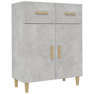 vidaXL Sideboard Betongrau 69,5x34x89 cm Holzwerkstoff