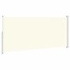 vidaXL Seitenmarkise Ausziehbar 220x500 cm Creme