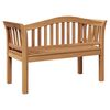 vidaXL Bank Braun 120 x 53,5 x 85 cm Massivholz Teak