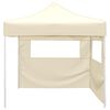 vidaXL Party-Zelt Creme 291 x 291 x 315 cm Oxford-Stoff