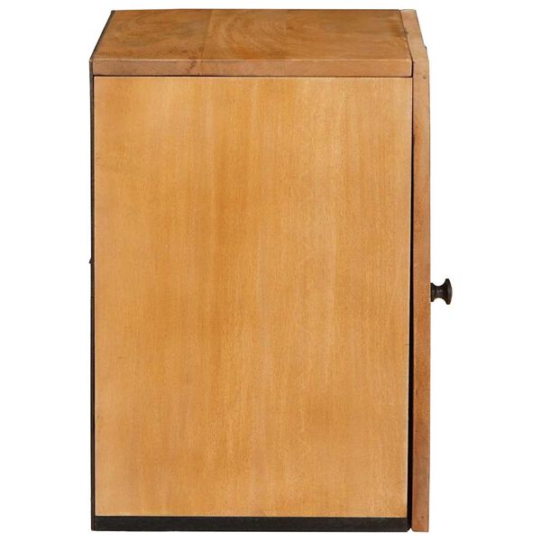 vidaXL Badezimmerschrank Hellbraun 38 x 33 x 48 cm Holzwerkstoff