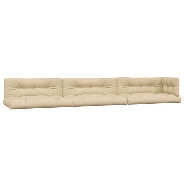 vidaXL 6-tlg. Garten-Sofagarnitur aus Paletten mit Kissen Akazienholz