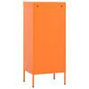 vidaXL Lagerschrank Orange 42,5x35x101,5 cm Stahl