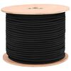 vidaXL Bungee-Schn&uuml;re 8 mm Schwarz PP und Gummi