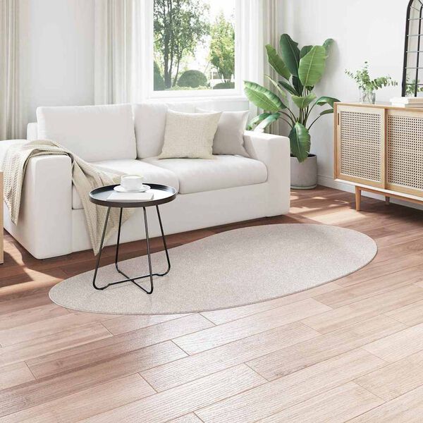 vidaXL Teppich Sand 100 x 200 cm Polyester