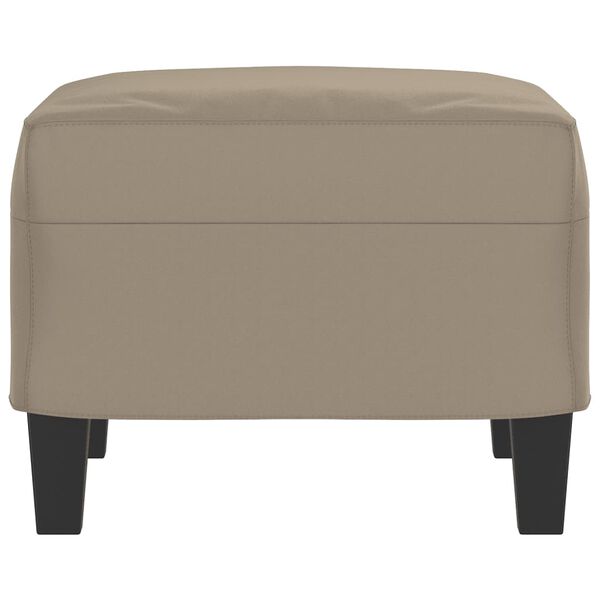 vidaXL Fu&szlig;hocker Taupe 60x50x41 cm Mikrofasergewebe