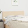 vidaXL Kopfteile 2 Stk. Creme 72x5x78/88 cm Stoff