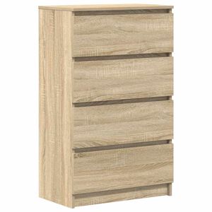 vidaXL Sideboard Sonoma-Eiche 60x35x98,5 cm Holzwerkstoff