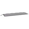 vidaXL Gartenbank-Auflagen 2 Stk. Grau 150x50x7 cm Oxford-Gewebe