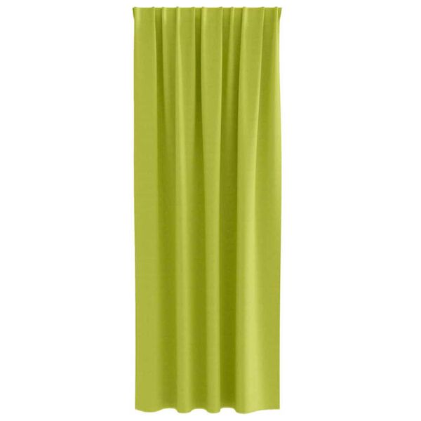 vidaXL Verdunkelungs-Vorh&auml;nge mit Ringen 2 pcs Gr&uuml;n 260 x 140 cm
