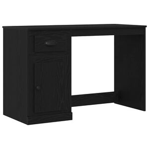 vidaXL Schreibtisch Schwarz Eichen-Optik 50 x 115 x 75 cm