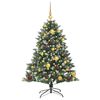 vidaXL K&uuml;nstlicher Weihnachtsbaum mit 150 LEDs mit St&auml;nder Gr&uuml;n 120 cm