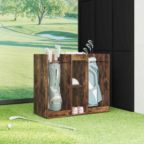 vidaXL Golf Schrank Uni Ger&auml;ucherte Eiche 102 x 45 x 85,5 cm