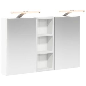 vidaXL Badezimmerschrank-Set 3 pcs 80 x 10,5 x 50 cm Holzwerkstoff
