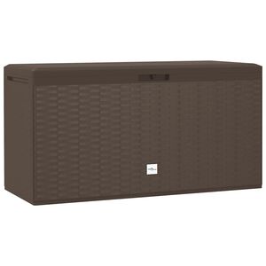 vidaXL Gartenbox Braun 114x47x60 cm