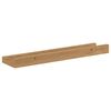 vidaXL Wandregal mit Regal 2 pcs Braun 40 x 9 x 3 cm Holzwerkstoff