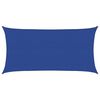 vidaXL Sonnensegel 160 g/m² Rechteckig Blau 2,5x5 m HDPE
