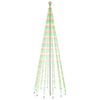 vidaXL Weihnachtsbaum mit Erdn&auml;geln Mehrfarbig 732 LEDs 500 cm