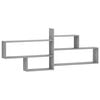 vidaXL Wandregal Sonoma-Grau 168.5 x 17 x 68 cm Holzwerkstoff