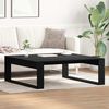 vidaXL Couchtisch Schwarz Eichen-Optik 100 x 100 x 35 cm Holzwerkstoff