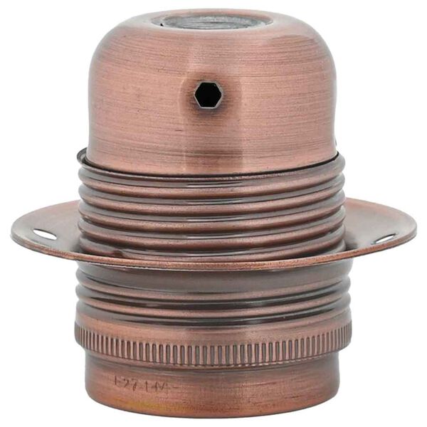 vidaXL Lampenfassungen 2 Stk. Rot-Bronze E27