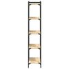 vidaXL B&uuml;cherregal 5 B&ouml;den Sonoma-Eiche 60x30x154 cm Holzwerkstoff