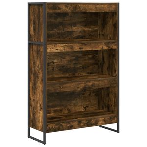 vidaXL B&uuml;cherregal 80 x 30 x 121 cm Holzwerkstoff Raucharbe