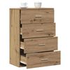 vidaXL Sideboard Artisan-Eiche 60 x 31 x 84 cm Holzwerkstoff