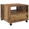 vidaXL Couchtisch mit Schubladen Altholz 55 x 55 x 45 cm Holzwerkstoff