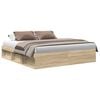 vidaXL Bettgestell Sonoma-Eiche 200x200 cm