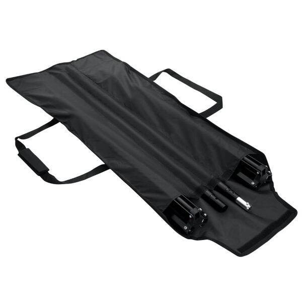 vidaXL Fotohintergrund-System 300 x 300 cm Schwarz