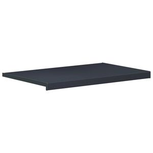 vidaXL Fensterbank Anthrazit mit Holzmaserung 60 x 50 x 4,5 cm PVC