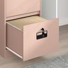 vidaXL Aktenschrank Rosa 44 x 50 x 106,5 cm Kaltgewalzter Stahl
