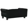 vidaXL Hundebett Schwarz 70x45x30 cm Kunstleder