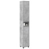 vidaXL Badezimmerschrank Beton Grau 30,5 x 30 x 195 cm Holzwerkstoff