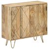 vidaXL Sideboard 80x30x75 cm Massivholz Mango