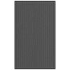 vidaXL Fu&szlig;matte Streifen Schwarz und Grau 90x150 cm
