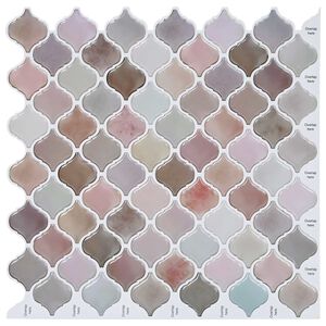 vidaXL Lanturn Fliese 50 pcs Beige 27 x 27 cm Polyurethan und PET