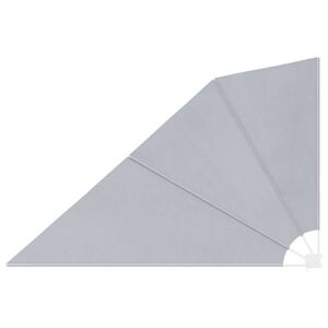 vidaXL Faltbarer Balkonf&auml;cher Grau 160&times;240 cm