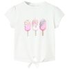 Kinder-T-Shirt Ecru 140