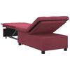 vidaXL Sofa Bett Rot 194 x 67 x 37 cm Stoff
