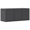 vidaXL Garten-Aufbewahrungsbox 270 L Schwarz PP Rattan