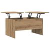vidaXL Couchtisch Artisan-Eiche 102 x 50,5 x 46,5 cm Holzwerkstoff
